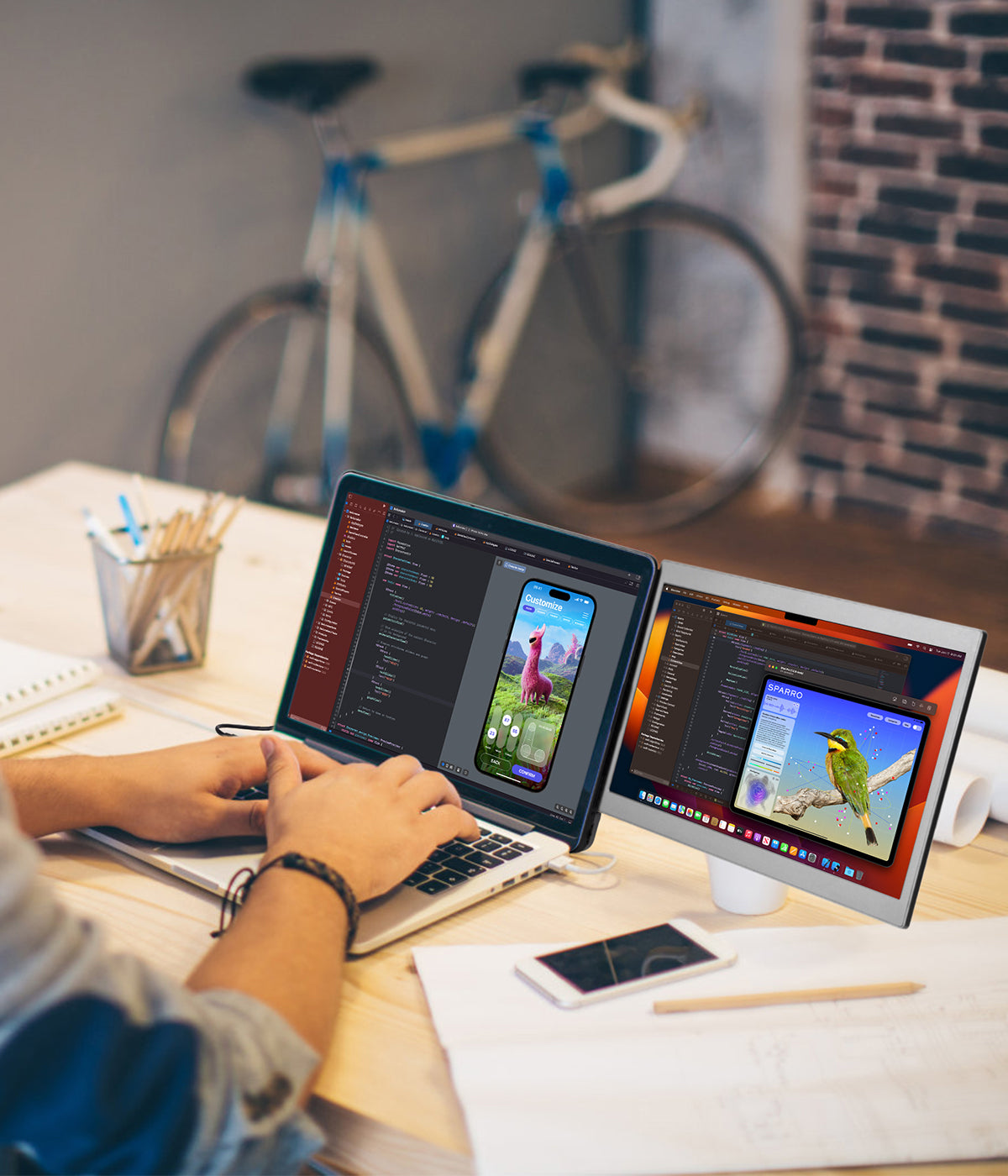 12'' CopGain Portable Monitor For MacBook