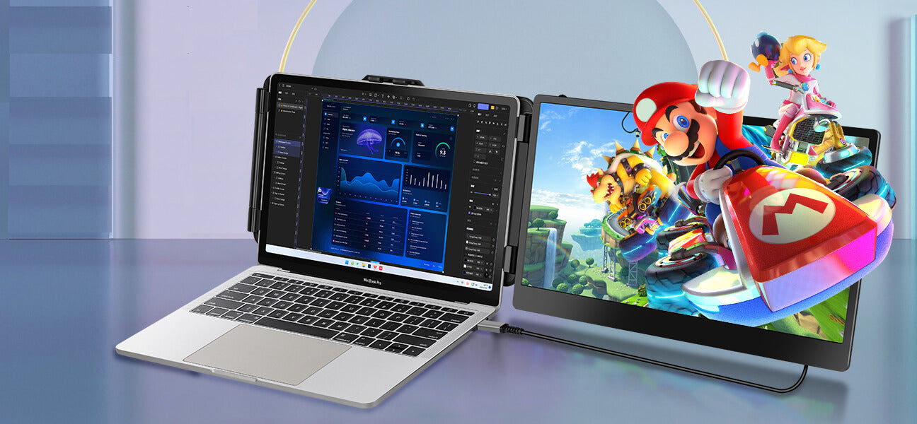 CopGain S1 Laptop Screen Extension 14 Inch Portable Monitor Dual Screen