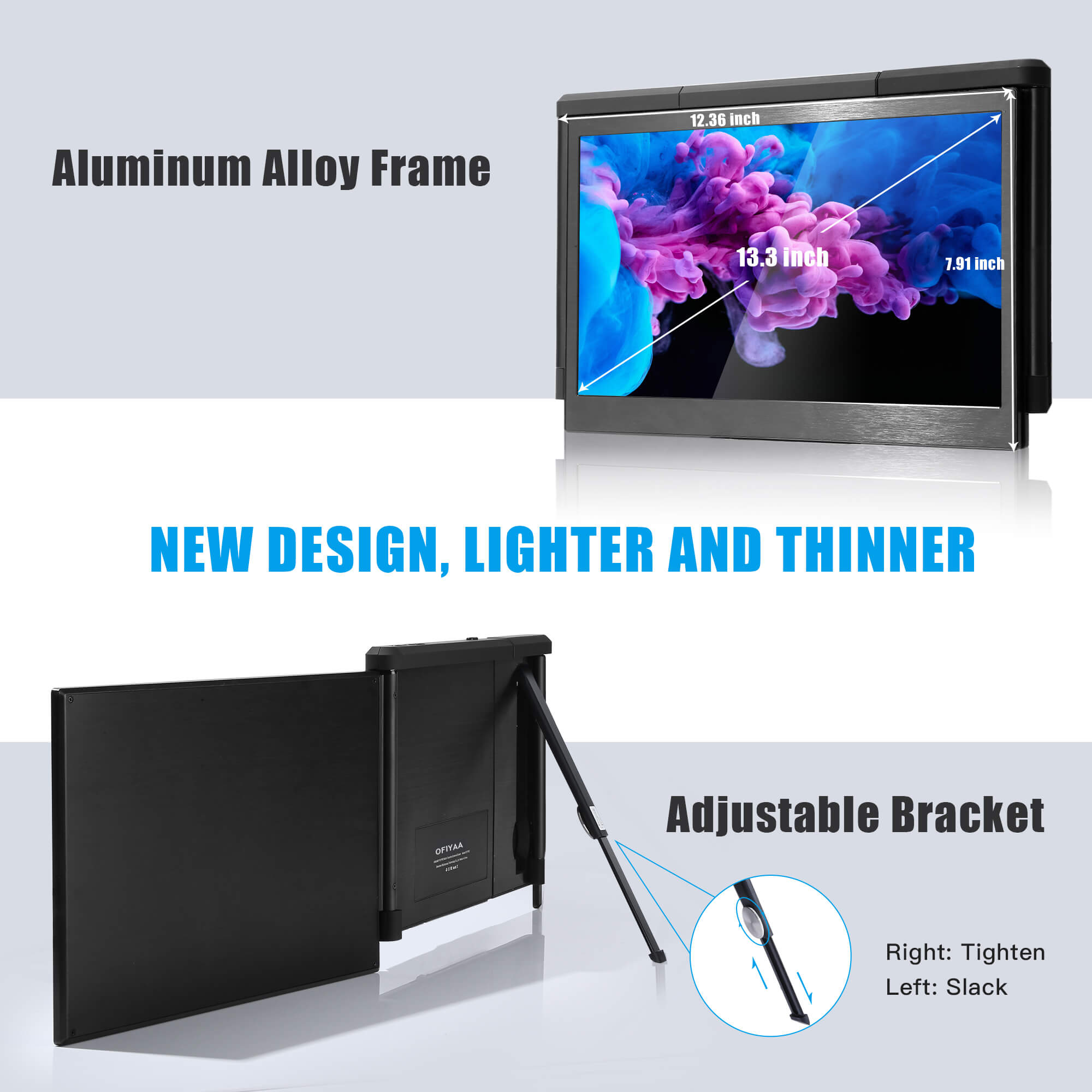 CopGain P2 Pro Tri Screen For Laptop Portable Workstation 13.3''