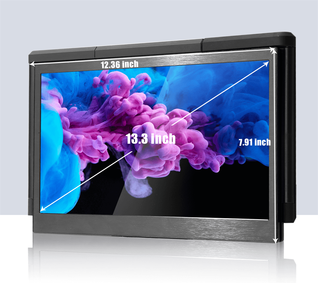 CopGain Tri Screen For Laptop Newly Aluminum Alloy Frame Design